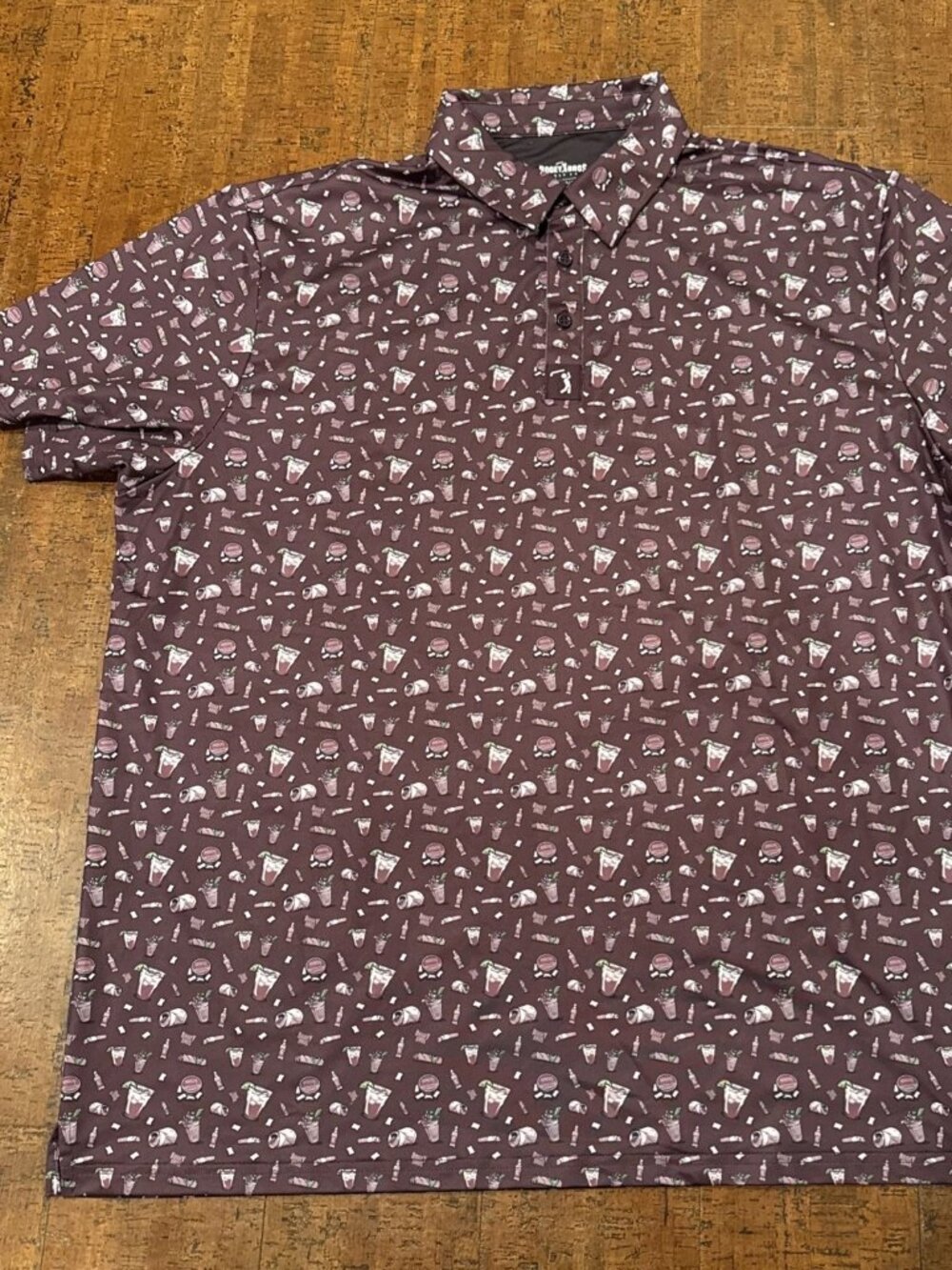 Bogeybros Men’s XXL 2XL Course Candy Golf Polo Shirt - Picture 2 of 4